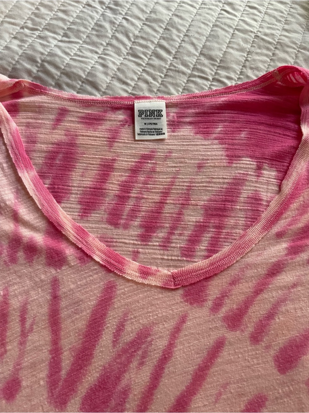 PINK Victoria's Secret Pink Tie-Dye Short Sleeve Tee
